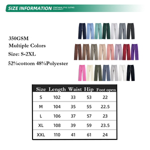 <span class=keywords><strong>Pantaloni</strong></span> della <span class=keywords><strong>tuta</strong></span> Unisex personalizzati 350 GSM oversize <span class=keywords><strong>in</strong></span> pile semsoft <span class=keywords><strong>pantaloni</strong></span> della <span class=keywords><strong>tuta</strong></span> a <span class=keywords><strong>fondo</strong></span> aperto <span class=keywords><strong>in</strong></span> pile per adulti <span class=keywords><strong>con</strong></span> tasche - Product Image 2