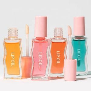 Tubos de Brillo Labial de Vidrio Reciclable, Tubo de Brillo Labial de Vidrio Ondulado Personalizado de 9 ml, Tubos de Brillo Labial de Vidrio Ondulado Únicos - Product Image 1