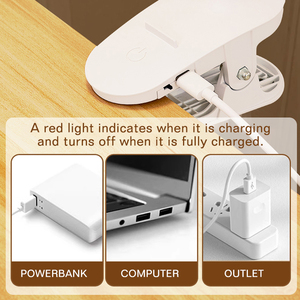 Dreepor LED lampada da scrivania portatile Touch Control lampada da tavolo per la lettura di studiare il lavoro a casa ufficio 3 modalità di colore - Product Image 3