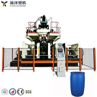 Máquina sopladora extrusiva de doble estación y alta eficiencia energética para bidones químicos HDPE de doble anillo L