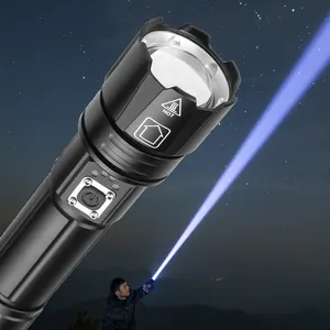 30W xhp70 1500M White Flashlight 10km Rechargeable Led Torch powerful Ultra long range hand lantern for Outdoor Lamp