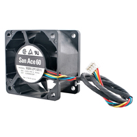 Ventilateur de refroidissement LED RGB haute vitesse QZH 60 mm 1,8 W 9G0612P1G031 DC12V 1,54A 4 broches double roulement à billes 65CFM 11800RPM pour serveur PC 100000