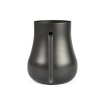 Bec à col de cygne pour café et théière bouilloire en métal avec oreille suspendue et main émoussée longue et étroite tasse à goutte pour café