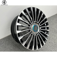 Jantes de voiture personnalisées de style Maybach à rayons multiples, Mercedes Classe G W464 G63 G500, jantes forgées en alliage d'aluminium de 20 à 24 pouces, neuves, noires