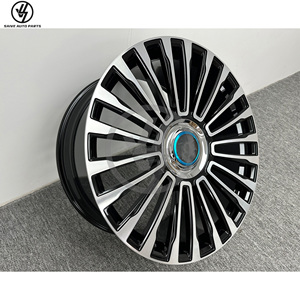 Rines de Estilo Maybach Personalizados para Mercedes Clase G W464 G63 G500, Rines Forjados de Aleación de Aluminio de 20-24 Pulgadas, Color Negro Nuevo - Product Image 4