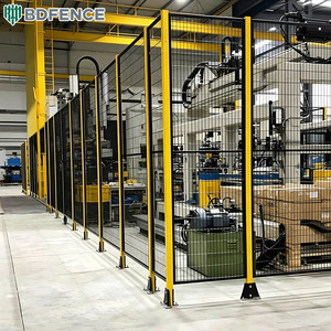 Clôture robotisée de fabrication exquise, barrière modulaire en treillis galvanisé, design luxueux pour zones industrielles de haut niveau - Product Image 5