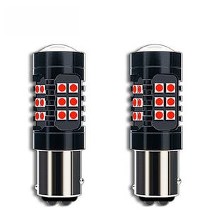 Ampoules LED de voiture 12V/24V 5W pour clignotants, feux de recul, feux arrière, projecteurs, 1157 T20 T25 3030 30SMD, feux de marche arrière BA15S BAU15S BA15D - Product Image 2