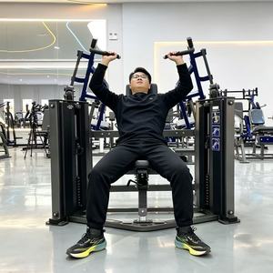 Complete Set of Strength Training Fitness Equipment Including Chest Press Rowing and <b>Leg</b> Press Training Commercial Gym Equipment - Product Image 5