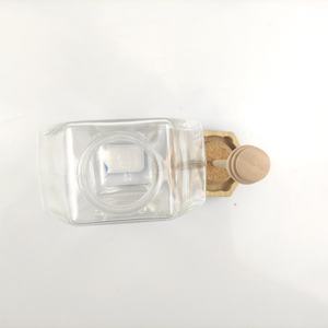 Factory Direct SalesThickened Iron Lid 100ml 180ml 280ml 380ml 730ml Hexagonal Transparent Glass <b>Honey</b> Jar - Product Image 6