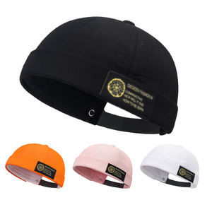 قبعة بدون حافة للخريف والشتاء، قبعات كوردوروي عتيقة، قبعة قصيرة على شكل قبة، قبعة بيسبول، قبعات هيب هوب بدون حافة - Product Image 4