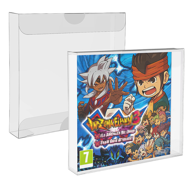 Clear Display Cases Sleeves Boxes for Nintendo 3DS Video Games Wired Protection Protectors NTSC Compatibility Game Accessories