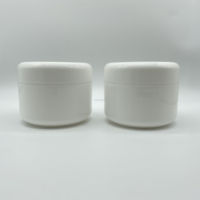 200g 250g double paroi blanc rond écologique recyclé vide PP pot en plastique