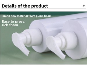 Wholesale Custom 250ml 300ml 400ml <strong>500ml</strong> Capacity Cylindrical PET <strong>Plastic</strong> Pump <strong>Bottles</strong> White Shampoo Packaging <strong>Bottles</strong> - Product Image 3