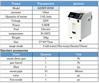 Nouvelle machine de nettoyage à vapeur électrique 16bar 180 ℃ chauffage instantané sec humide lavage de voiture et cuisine élimination des taches d'huile lourde