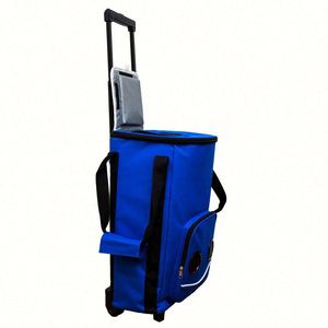 Sac isotherme à roulettes grande capacité personnalisé avec haut-parleur Bluetooth et isolation thermique pour pique-nique et camping - Product Image 5