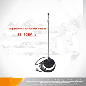<span class=keywords><strong>Antenne</strong></span> de voiture en aluminium à ventouse avec fréquence réglable 88-108 MHz, émetteur FM - Product Image 2