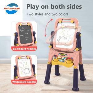 Mesa de dibujo magnética <span class=keywords><strong>2</strong></span> en 1 para niños, soporte de tablero de dibujo de doble cara - Product Image 4
