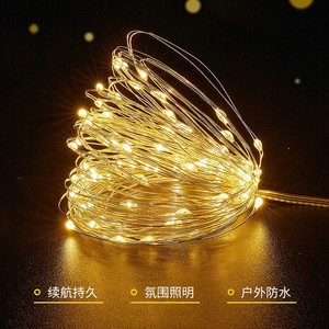 LED <b>Solar</b> Copper Wire <b>Light</b> <b>String</b> 10M Water Resistant Outdoor Garden Decoration Christmas Holiday Lighting - Product Image 4