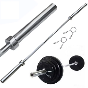 Fabrikneue Hantelscheiben-Sets aus Gusseisen mit Hantelstange, <span class=keywords><strong>255lb</strong></span> Scheiben + 45lb Langhantelstange, 300lbs Krafttrainingsset - Product Image 2