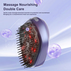 Peine Eléctrico para el Crecimiento del Cabello con Atomizador, Masajeador Sónico para el <span class=keywords><strong>Cuero</strong></span> <span class=keywords><strong>Cabelludo</strong></span>, Cepillo Inalámbrico para el Cuidado del Cabello con Luz Roja <span class=keywords><strong>y</strong></span> Vibración - Product Image 2