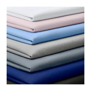 Ronghong OEM ODM Eco Friendly 50 Bamboo 45 Polyester 5 Spandex Bamboo Fiber Fabric 115GSM Workwear Fabric Plain