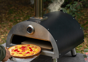 <span class=keywords><strong>Horno</strong></span> eléctrico comercial para Pizza al aire libre, de madera, con <span class=keywords><strong>piedra</strong></span> de Pizza de 405x405MM - Product Image 6