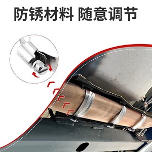 Manchon d'isolation thermique pour tuyau d'échappement, en fibre de roche volcanique, résistant aux hautes températures jusqu'à 1350°F, couleur or titane, ajustement universel - Product Image 3
