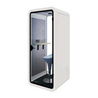 Cabine de réunion mobile Cabine insonorisée acoustique Bureau privé Cabine téléphonique Cabine de travail Studio de son
