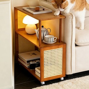 Modern minimalist bedroom bedside table, <b>small</b> ultra-narrow storage <b>cabinet</b>, home use bedside table, storage <b>cabinet</b> - Product Image 4