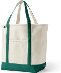 Sac fourre-tout en toile de coton biologique grand format avec fermeture éclair, logo personnalisé sérigraphié, réutilisable pour les courses et le quotidien – Vente en gros - Product Image 2