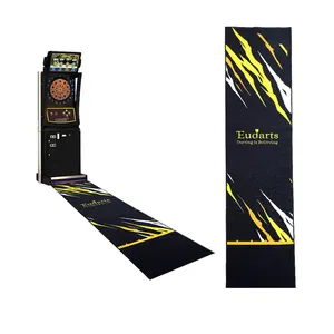 Alfombra de tablero de dardos de alta resistencia con alfombrilla de dardos con logotipo fabricada para entusiastas de los dardos