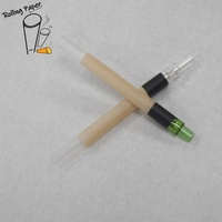 Papier à cigarettes en tube droit de qualité supérieure personnalisé, logo de l'étiquette OEM avec papier à rouler pour fumer en verre coloré de 8 mm * 40 mm