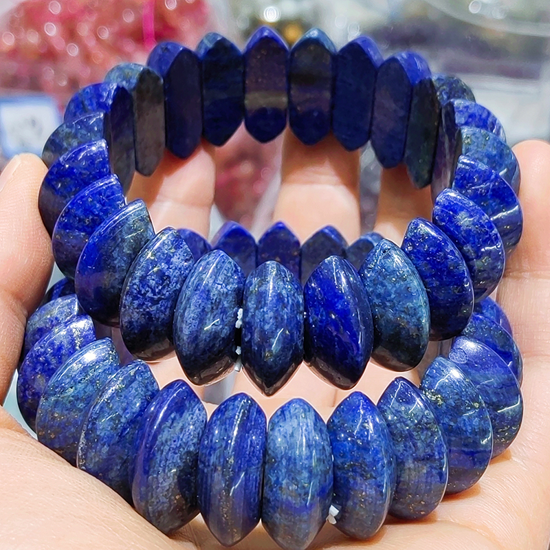 Bracelet Lapis Lazuli (taille marquise)
