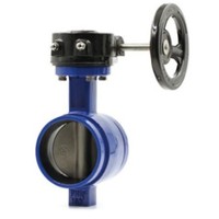 Vanne papillon à extrémité rainurée manuelle en fonte ductile PN16 pour conduite d'eau