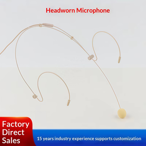 Noise Cancelling Lightweight Metal Condenser Omni-directional 3.5mm Plug Beige Wired Headset <strong>Microphone</strong> <strong>Singing</strong> Live Streaming - Product Image 1