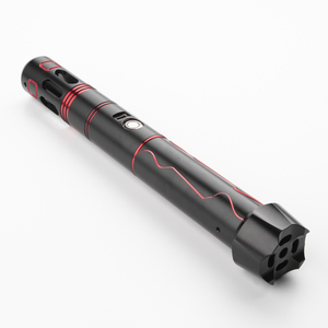 Sabre laser LED exclusif DAMIENSABER Studio, style médiéval viking et anime japonais, avec poignée en cuivre, couleurs de lame infinies, rechargeable - Product Image 2