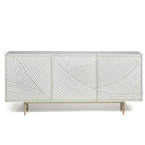 <span class=keywords><strong>Buffet</strong></span> moderne avec <span class=keywords><strong>deux</strong></span> <span class=keywords><strong>portes</strong></span> et trois tiroirs - Product Image 1