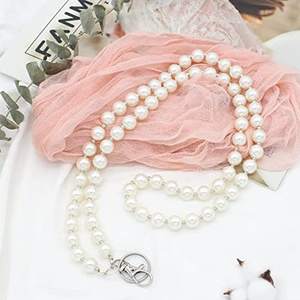 Chaîne <span class=keywords><strong>de</strong></span> téléphone longue anti-perte avec porte-cartes d'identité et perles, tendance, <span class=keywords><strong>pour</strong></span> femme, idéale <span class=keywords><strong>pour</strong></span> le travail - Vente Flash - Product Image 2