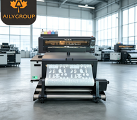 NEWIN Imprimante DTF numérique entièrement automatique A1 600 mm, tête d'impression Epson, transfert thermique, film PET, impression multicolore sur vêtements, 220V/110V
