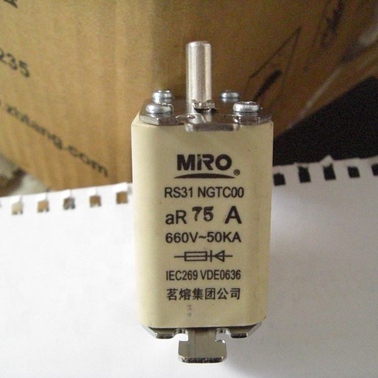 10pcs MIRO RS31-63A Fusibile Ad Azione Rapida AR 63 Amp NGT00 - Foto 8