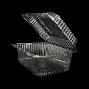 人気製品クラムシェル包装容器エッグタルトボックス包装 - Product Image 3