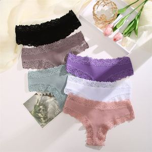 Braguitas Cómodas de Bikini para Uso Diario, Sexy, de Cintura Media, con Borlas Decorativas, de Algodón Fino Tejido, Diseño Sólido, Novedad Cómoda - Product Image 3
