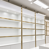 Vitrine de présentation pour magasin de tabac, sur mesure, écologique, robuste, en MDF et verre, avec éclairage LED