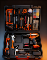 Boîte à outils multifonction étanche pour la maison, kit d'outils pour mécanicien, boîte à outils pour électricien, outils dédiés à l'électricité