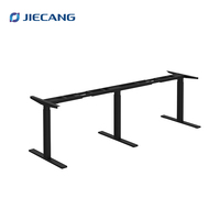 JIECANG Nouvelle Arrivée Électrique Réglable En Hauteur Bureau Bureau Établi 3 Pieds Debout Cadre De Bureau