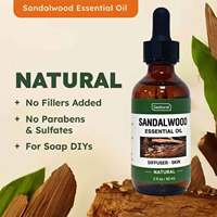 Huile essentielle de bois de santal naturelle pour diffuseur, massage cutané, parfum, aromathérapie, fabrication de bougies et de savons