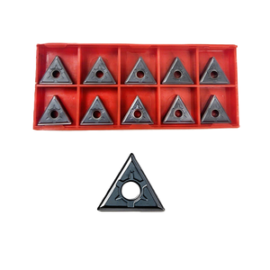 Insertos para Torno TNMG160404 TNMG331 con Recubrimiento de TiCN 45HRC, Herramienta de Corte para Torneado Externo, Triangulares, OEM - Product Image 1