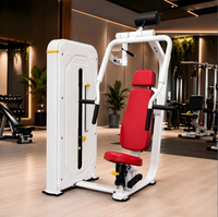Máquina de Press de Pecho Digital Inteligente Ajustable con Asiento, Soporte para Espalda, Resistencia Motorizada y Pantalla Táctil para Entrenamiento de Pecho