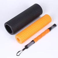 Kit de rouleaux de yoga en mousse 3-en-1 de 46 cm avec tube en PVC, EPE, EVA, PP, TPR – Barre de massage multifonction pour la relaxation musculaire