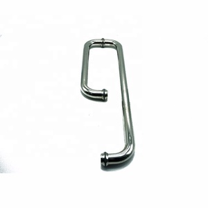 Phong cách hiện đại 304 thép không gỉ đánh bóng L loại phòng tắm vòi hoa sen xử lý núm Vòng ống kính kéo xử lý cho cửa kính - Product Image 2